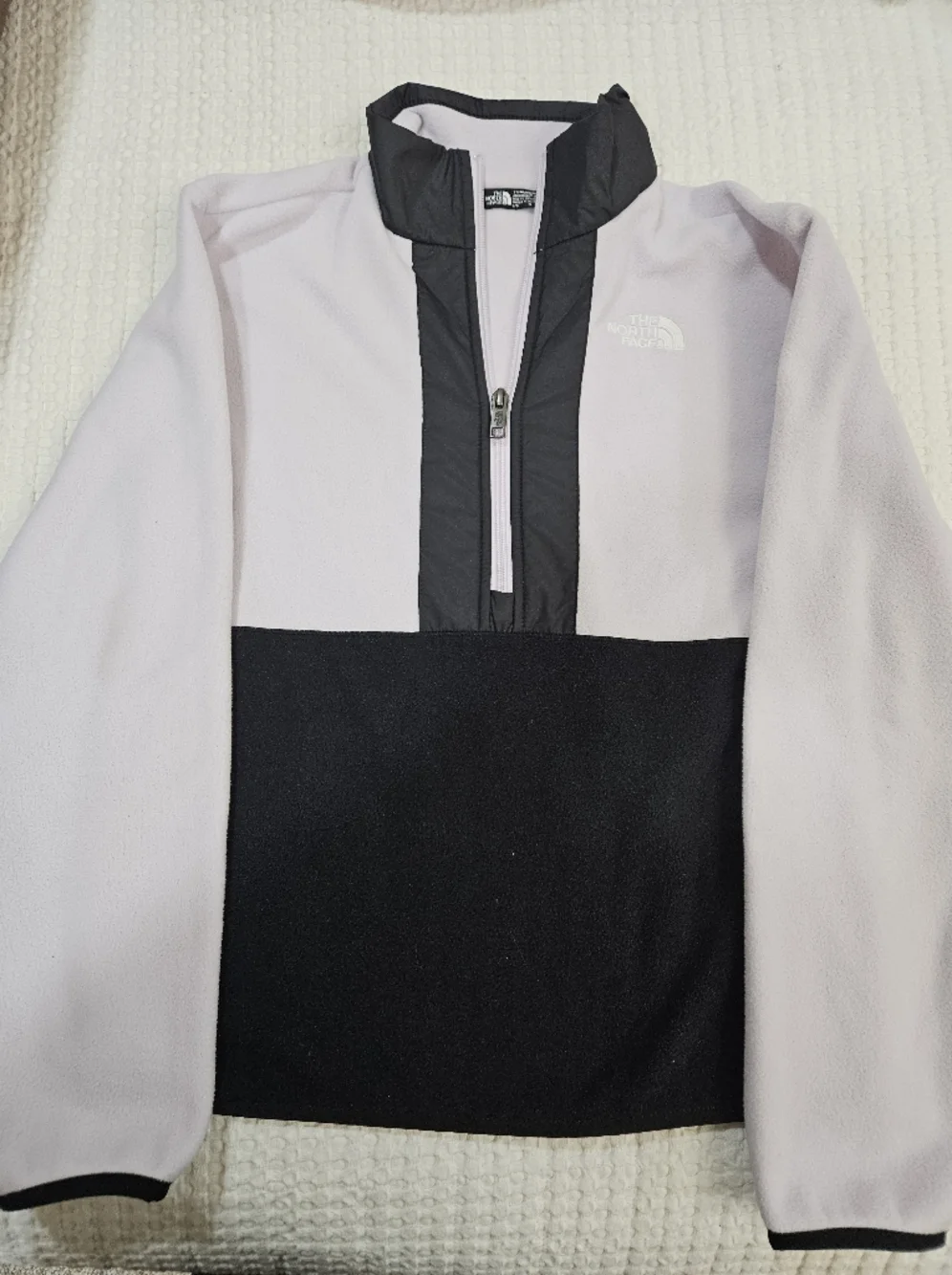 The North Face Half-Zip Fleece Jacket - Light Lavender & Black